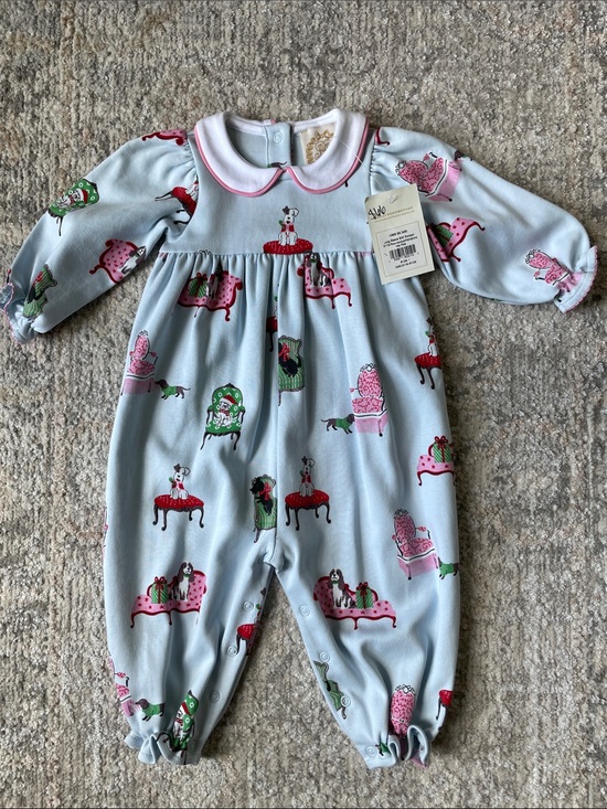 The Beaufort Bonnet Company Other - The Beaufort Bonnet Company Christmas Puppy Romper